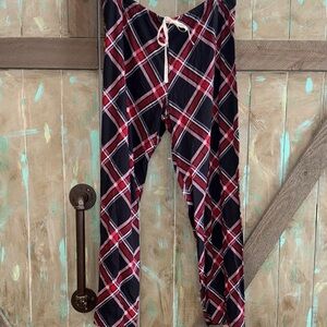 HUE Plaid Pajama Bottoms